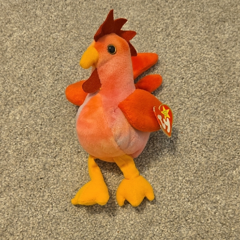 Ty Beanie Baby Strut Rooster March 8 1996